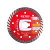 EXTOL PREMIUM 108952 kotúč diamantový rezný, turbo Long Life - suché aj mokré rezanie, 125x22,2x2,3mm
