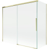 Mexen Rox posuvná sprchová zástena 2-dverová 170 + 75 x 150 cm, priehľadná, zlatá - 8C9-170-075-50-00