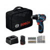 BOSCH GSR 12V-32 PROFESSIONAL Vŕtací skrutkovač, 2x 2.0Ah, taška, 24ks AC 06019N7006