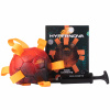 Dog Comets Hypernova 15cm - psí futbal, s rúčkami a pumpou - Orange
