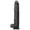BUTTR Operation Dingo obrovské realistické dildo čierne 43 cm