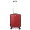 Malý cestovný kufor na kolieskach do lietadla TSA polypropylén 40l Madisson 33703 55x39x20 cm červená