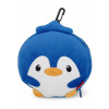 Legami Cestovný vankúšik s maskou na spanie Legami Travel Pillow With Sleep Mask - My Travel Buddy - Penguin