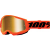 Okuliare 100 PERCENT Strata 2 Junior Neon Orange zlaté zrkadlové sklíčko