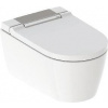 Geberit AquaClean - Elektronický bidet Sela s keramikou, závesný, Rimfree, SoftClosing, lesklý chróm 146.222.21.1