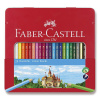 Faber Castell FC-115824 farebné ceruzky Faber-Castell Castle šesťhranné kovové puzdro s 24 ks
