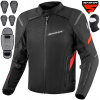 Pánska nepremokavá motocyklová bunda SHIMA RUSH 2.0 2 RED DARČEKY
