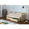 Posteľ masív výsuv Vilém 180x80 cm + šuplíky+rošty