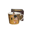 Porcelánový hrnček rovný DUO ART GALLERY THE KISS BROWN BY GUSTAV KLIMT 600 ml