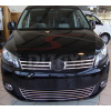 Nerez chróm kryt prednej masky Omtec VW Caddy 2010-15 2 ks