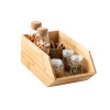Bambusový organizér, úložný box, 1-komorový, SINGLE CAJA, 31x17x13