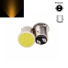 BAY15D led COB žltá DC12V