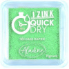 Izink Quick Dry poduška na pečiatky rýchloschnúca / modrozelená
