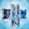 Obraz na plátne viacdielny - OB2661 - Ľadové kráľovstvo Elsa 82cm x 80cm - S16