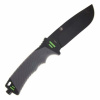 Vega Ganzo Knife G8012-GY nôž do prírody 11,5 cm, čierno-šedá, ABS, guma, plastové puzdro