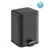 Gedy ARGENTA Odpadkový koš 5l, Soft Close, čierna matná SPH 230914