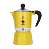 BIALETTI Rainbow na 3 šálky espressa (3 tz) žltá – hliníkový tlakový kávovar