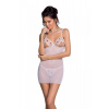 Košieľka Passion Lovelia Chemise white Farba: Biela, Veľkosť: L/XL