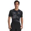 Pánske tričko Under Armour HG Armour Printed SS čierna|L