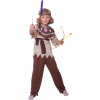 Kostým pre chlapca - Detský outfit „Brown Indian“, Arpex, veľkosť 120-130 cm (Kostým pre chlapca - Detský outfit „Brown Indian“, Arpex, veľkosť 120-130 cm)