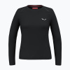 Dámske tričko longsleeve Salewa Pedroc Dry Tee black out