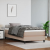 vidaXL Matrac s taštičkovými pružinami kávový 120x190x20 cm umelá koža - Kapučínová - 84983-250509