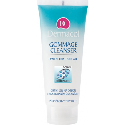 Dermacol Gommage Cleanser čistiaci gél na tvár s austrálskym čajovníkom 100 ml