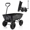 Záhradný vozík transportný fúrik 3v1 vyklápač prívesný vozík do 250 kg Meteor
