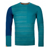 Ortovox tričko 185 Rock'N'Wool Long Sleeve M | farba: pacific green, veľkosť: S