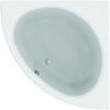 Ideal Standard i.life - Rohová vaňa pravá 1400x1400 mm, s prepadom, biela T476601