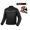 Pánska textilná motocyklová bunda VORG NANO čierna na motorku, skúter + DARČEK ZADARMO
