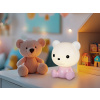 Detská stolná lampička Cutie, ružový medvedík