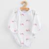 Dojčenské body celorozopínacie New Baby Classic II raspberry