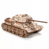 World of Tanks Drevené kocky Puzzle 3D model - Tank T-34-85 1019 ele
