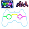 Neónová nástenná LED USB nočná lampa PAD GAME GAMEPAD dekorácia gamera