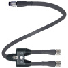 Pepperl+Fuchs V31-GM-0,11M-PUR-U-T-0,15M-V31 rozdeľovač a adaptér pre senzory - aktory, 285708, piny: 4, 4, 0.15 m, 1 ks; 285708