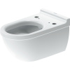 DURAVIT Starck 3 závesné WC s hlbokým splachovaním, pre Sensowash, 370 x 620 mm, biela, 2226590000