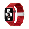 AppleMix Remienok pre Apple Watch Ultra 49 mm / 45 mm / 44 mm / 42 mm - opletený - nylon - červený