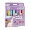Apli Color Sticks temperové barvy suché pastelové 6 x 6 g, sada