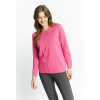 Dámsky sveter QNS0390-004 Dark Pink - Monnari L/XL tmavě růžová
