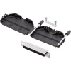 encitech DPPK37-BK-HDS62-K 6355-0011-14 sada D-SUB zásuvková lišta 180 ° Pólov: 62 spájkovaný 1 sada; 6355-0011-14