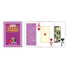 Modiano Texas Poker Size - 2 Jumbo Index - Profi plastové karty - fialová
