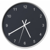 Hodiny - Klasický tiché nástenné hodiny Graphite (Hodiny - Klasický tiché nástenné hodiny Graphite)