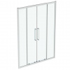 Ideal Standard i.Life Posuvné sprchové dvere, štvordielne, 160 cm, silver bright/číre sklo T4953EO