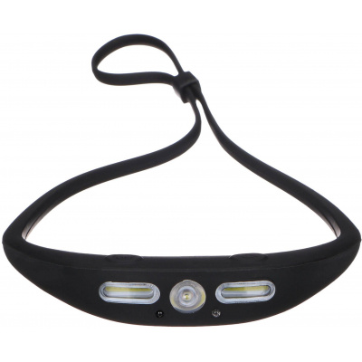 LED svietidlo Sixtol Čelovka s gumovým pásikom a senzorom Headlamp Sensor 1, 160 lm, XPG LED, COB, USB (SX3202)