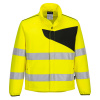Portwest PW275 PW2 Hi-Vis Reflexná softshellová bunda žltá/čierna 3XL