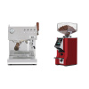 Ascaso Steel DUO PID PLUS, Inox&Wood + Eureka Mignon Specialita Smart, CR ferrari red