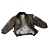 ROTHCO bunda detská WWII AVIATOR FLIGHT ČIERNA veľ.M