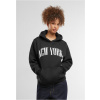 New York Ladies Fluffy Hoody - black XXL