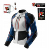 Dámska bunda REBELHORN HARDY 3.0 LADY BLUE/GREY/RED červená DARČEKY